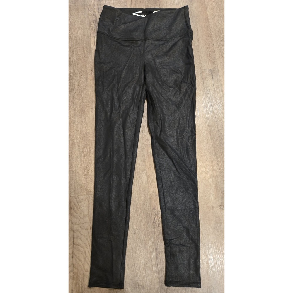 Seven‎ 7 Women's Size Small black Coated Sculpted Faux Leather Leggings